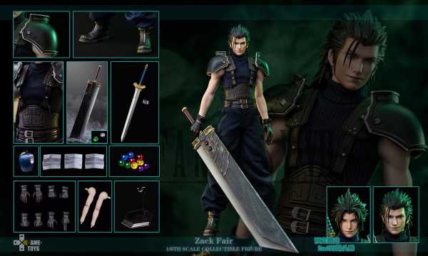 GAMETOYS 1/6 Zack Action figure GT-005 Zack Fair Final Fantasy