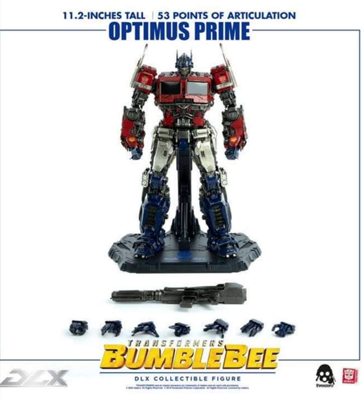 ThreeZero Transformers Bumblebee DLX Optimus Prime Inch Tall