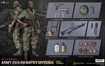 Army 25th Infantry Division Pocket Elite Series Vietnam War 1/12 Scale Figure (SET OF 4)