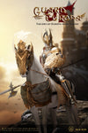 POPTOYS 1/6 ALS010 & ALS012  Eagle Knight Guard Silver Armor Version and Horse Set
