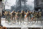Crazy Figure  1/12 WWII U.S. Rangers On D-Day  (set of 8 ) LW011, LW012, LW013, LW014, LW015, LW016, LW017, LW018