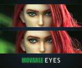 X2Y TOYS 1/6 Heroine Series HS001 Plant Controller Head Sculpture with Movable Eyes Woman action figure