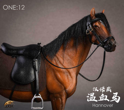 JXK Studio: JXK013 1/12th Scale Hannover Horse (Letter D, Brown)