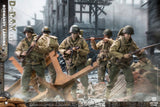 Crazy Figure  1/12 WWII U.S. Rangers On D-Day  (set of 8 ) LW011, LW012, LW013, LW014, LW015, LW016, LW017, LW018