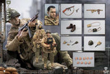 Crazy Figure  1/12 WWII U.S. Rangers On D-Day  (set of 8 ) LW011, LW012, LW013, LW014, LW015, LW016, LW017, LW018