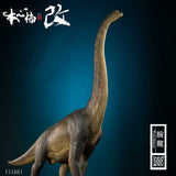 Nanmu Studio 44cm Jurassic Series Brachiosaurus (Watchmen) 1/35 Scale Dinosaur Statue(Brown)