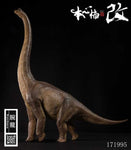 Nanmu Studio 44cm Jurassic Series Brachiosaurus (Watchmen) 1/35 Scale Dinosaur Statue(Brown)