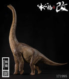 Nanmu Studio 44cm Jurassic Series Brachiosaurus (Watchmen) 1/35 Scale Dinosaur Statue(Brown)