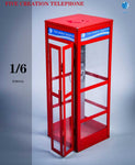 FIVETOYS: F2013A 1/6 A Telephone Booth (RED VARIANT)
