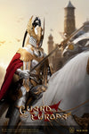 POPTOYS 1/6 ALS010 & ALS012  Eagle Knight Guard Silver Armor Version and Horse Set