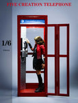 FIVETOYS: F2013A 1/6 A Telephone Booth (RED VARIANT)