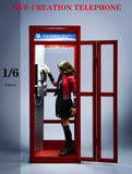 FIVETOYS: F2013A 1/6 A Telephone Booth (RED VARIANT)
