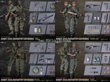 Army 25th Infantry Division Pocket Elite Series Vietnam War 1/12 Scale Figure (SET OF 4)