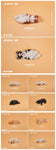 JXK small Golden retriever pup JS2208A / Husky pup JS2209AB / Labrador pup JS2210ABCD   
