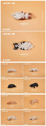JXK small Golden retriever pup JS2208A / Husky pup JS2209AB / Labrador pup JS2210ABCD   