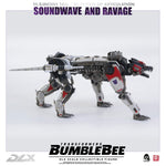 THREEZERO Transformers BUMBLEBEE – DLX SOUNDWAVE AND RAVAGE 3Z0160
