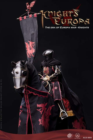 [POP-ALS007] The Era of Europa War Black Knight Armor Horse by POP Toys