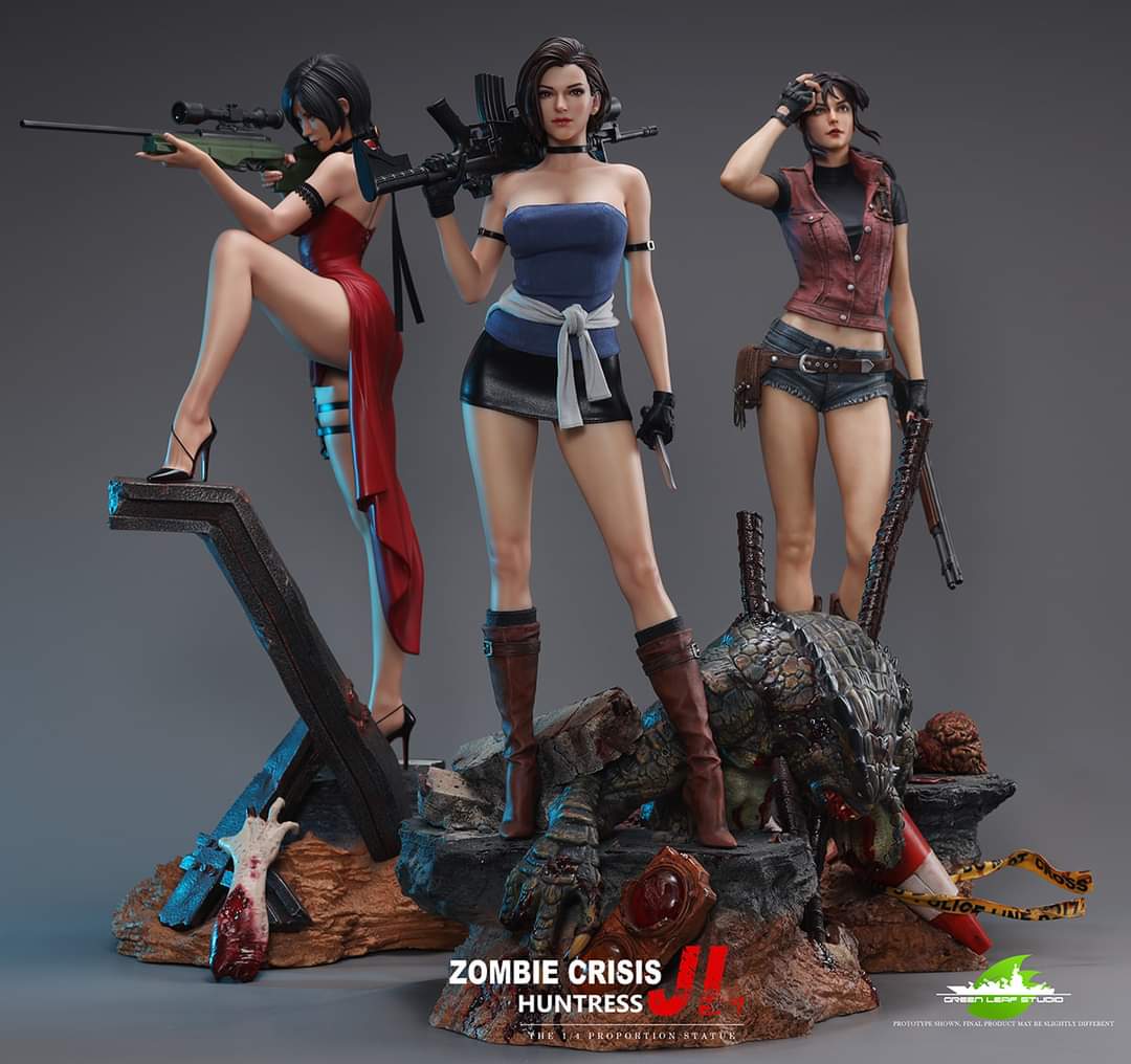 GREEN LEAF STUDIO GLS015 1/4 Zombie crisis Huntress“JL”statue