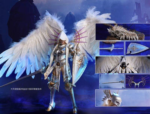 Lucifer Version 3.0 Big Angel Michael Wings of Dawn Custom Action Figure Collectibles Toys