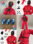 Mini Plastic Toys - Game Of Squid Soldier 1: 6 Action Figure Series