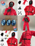 Mini Plastic Toys - Game Of Squid Soldier 1: 6 Action Figure Series