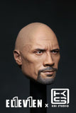EK-01B Eleven × Kai Studio 1/6 Dwayne Johnson Head Sculpt