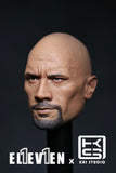 EK-01B Eleven × Kai Studio 1/6 Dwayne Johnson Head Sculpt