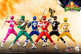 ThreeZero 3Z0310_CB Mighty Morphin Power Rangers – 1/6 Core Rangers + Green Ranger Six-Pack