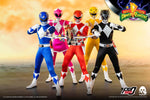 ThreeZero 3Z0310_CB Mighty Morphin Power Rangers – 1/6 Core Rangers + Green Ranger Six-Pack