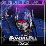 THREEZERO Transformers BUMBLEBEE – DLX SOUNDWAVE AND RAVAGE 3Z0160