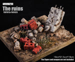 TWTOYS Fire Hydrant Ruin Scene Platform Diorama 1/6 or 1/12 TW1923