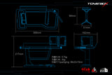 Toys Box Workshop Scene Test Desk 1/6 Scale Diorama TB090