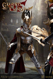 POPTOYS 1/6 ALS010 & ALS012  Eagle Knight Guard Silver Armor Version and Horse Set