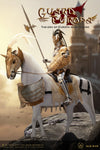 POPTOYS 1/6 ALS010 & ALS012  Eagle Knight Guard Silver Armor Version and Horse Set