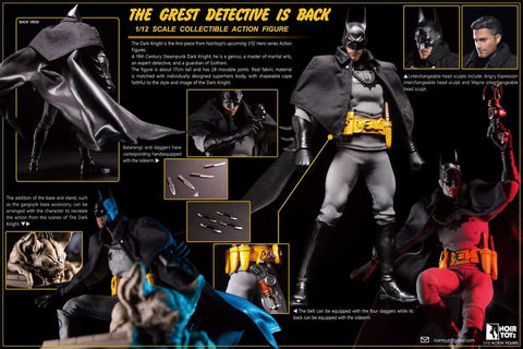 Noir Toyz 1/12 Hero Series - 19th Century Dark Knight (Deluxe Version) Batman