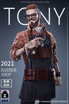 YUANXINGSHI JC-001 1/6 Gathering Trend Series FirstRound Oil head Barber Tony