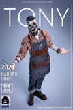 YUANXINGSHI JC-001 1/6 Gathering Trend Series FirstRound Oil head Barber Tony