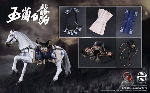 303TOYS MP012 1/6 THREE KINGDOMS YULAN WHITE DRAGON STEED