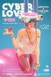 (WAITLIST) DAMTOYS x COALDOG 1/4 CYBER LOVER-PINK Collectible Statue (swappable double head sculpt) DCS001
