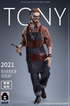 YUANXINGSHI JC-001 1/6 Gathering Trend Series FirstRound Oil head Barber Tony