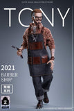 YUANXINGSHI JC-001 1/6 Gathering Trend Series FirstRound Oil head Barber Tony