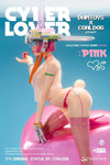 (WAITLIST) DAMTOYS x COALDOG 1/4 CYBER LOVER-PINK Collectible Statue (swappable double head sculpt) DCS001