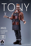 YUANXINGSHI JC-001 1/6 Gathering Trend Series FirstRound Oil head Barber Tony