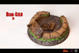 POPTOYS 1/12 SPS003 Six-man battlefield platform scene