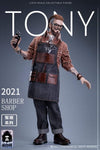 YUANXINGSHI JC-001 1/6 Gathering Trend Series FirstRound Oil head Barber Tony
