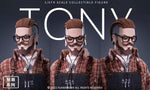 YUANXINGSHI JC-001 1/6 Gathering Trend Series FirstRound Oil head Barber Tony