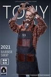 YUANXINGSHI JC-001 1/6 Gathering Trend Series FirstRound Oil head Barber Tony
