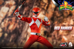 ThreeZero 3Z0310_CB Mighty Morphin Power Rangers – 1/6 Core Rangers + Green Ranger Six-Pack