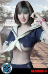 Super Duck: SDH007-B Short Brown Hair Asian Head