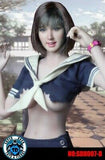 Super Duck: SDH007-B Short Brown Hair Asian Head